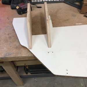 I'll mount the throttles on this extension.