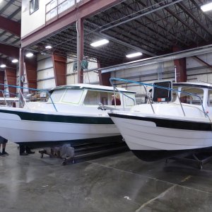 Venture 23 and a C-dory 25