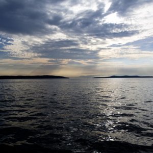 Looking down San Juan channel