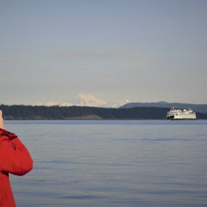 Diana taking photos