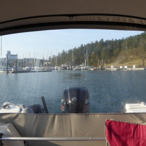 Leaving Friday Harbor just before noon