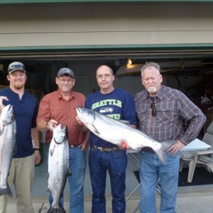 kid, me,bro-in-law & bro visiting from Argentina
