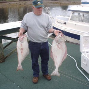Media 'Gary with his two halibut' in album 'Prince of Wales'