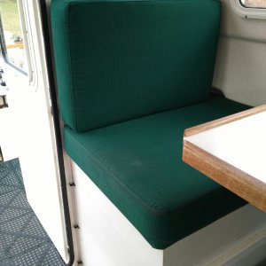 Raised seat 3.5 inches for better view; pm for full details; note sharp table corners removed