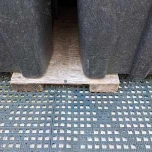 Shim to level stern boxes