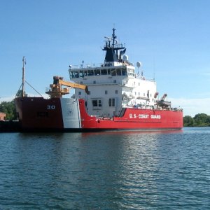 Recently comissioned USCG icebreaker Mackinaw