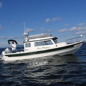 Meet Hank on Sea Skipper north of Orcas. One heck of an outfitted boat.