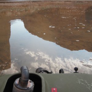 Rear View of stuck