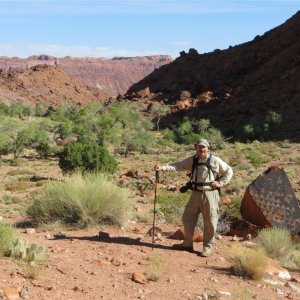 Steve(Wandering Sagebrush) by old Petroglyphs