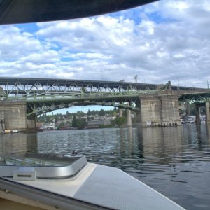 The University Bridge and I-5 Ship Canal bridge