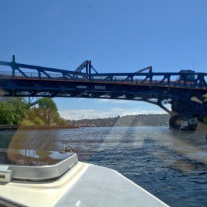 Fremont Bridge heading east