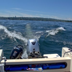 About as fast I could manage on Lake Washingmachine on a busy holiday