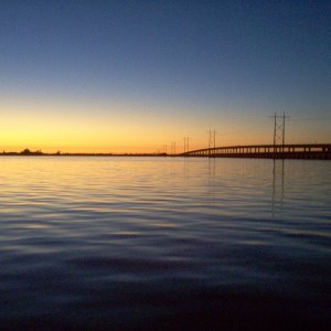 Sunset from Niles Channel on Thanksgiving Night