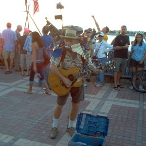 One Man Band, Mallory Square.