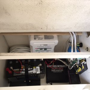 Added AGM batt, and charger in same compartment as factory Guest. Made wiring very easy