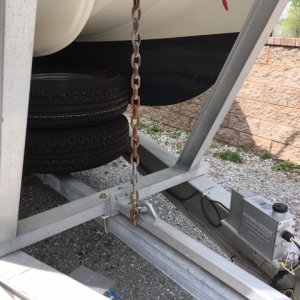 Raised EOH pump to top of frame to preclude \'expensive\' dunking. Also added 2nd spare tire