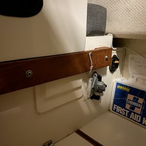 Watermaker (7 gah) breaker, on off switch, valve array