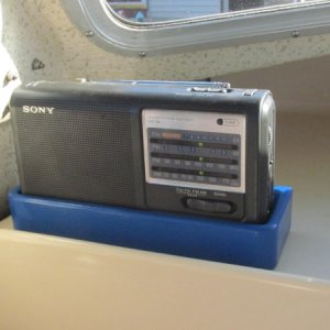 Media '3-D printed a radio holder...' in album 'Folding Bench Seat....no more folding chairs'