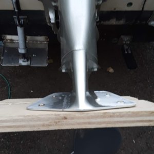trying to keep it flat during the weld repair