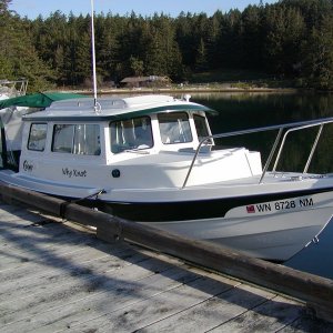 Docked at Sucia Island 3/21/04