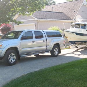 Media 'Tacoma tow rig.' in album '(C-batical) Home port:  Huron River, Pinckney, MI'
