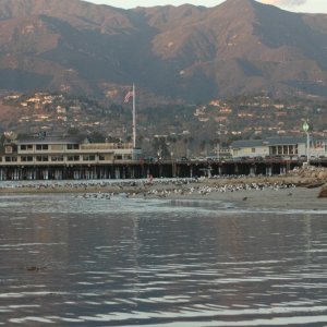 Media 'The pier at Santa Barbara.' in album '(Islander) Islander visits Santa Barbara for Presidents Day'