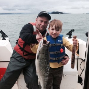 Media 'Dylan\'s first solo coho' in album 'Dylan\'s first solo coho'