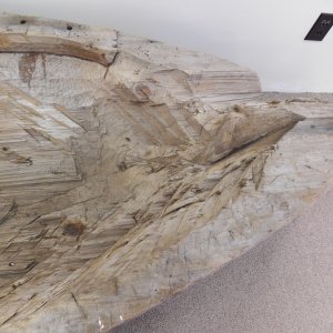 It appeared to have been made with only an axe.
