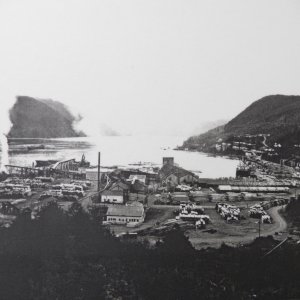 Here is what Tahsis looked like up until the 1960's.