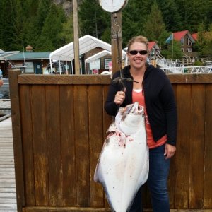 Traci\'s 32 lbs Nootka Halibut