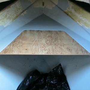 good old plywood - everything was hand-fit this way before glassing