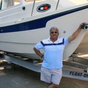 Alok: proud half-owner #2 (The starboard half - the side with the helm!)