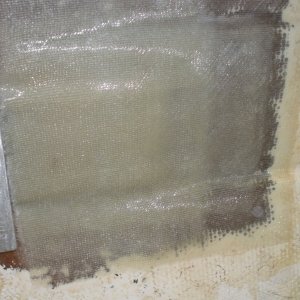 Media 'port/aft mounting bracket for the fuel tank glassed in place' in album 'a pretty girl in an ugly dress, cant wait to clean her up...'