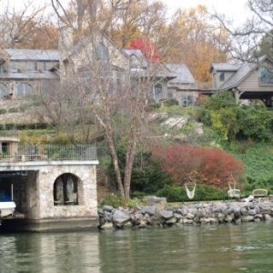 Media 'There were very few boats on lake, but we did still draw attention in our C-Dory 25.' in album 'Knoxville Tennessee, our starting point.'