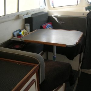 Port side dinette