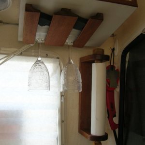 Media 'Custom wine glass rack & towel holder' in album 'MollyJ'