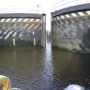 inside a lock