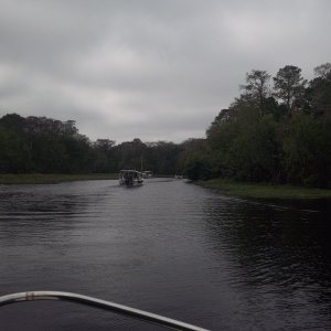 C Dory train on the St Johns river