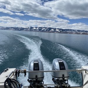 Media 'C8C75679-A3F3-4257-8D1F-0D0BCB6353E0' in album '1st run of season with new chart plotter, raymarine ev 150 auto pilot, Radar & Honda nema 2000 data gauges.  Extremely pleased with the auto pilot.'