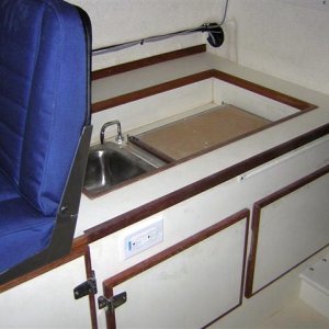 Factory Photo No. 7 of "Happy Ours" August 2005 - Recessed Galley