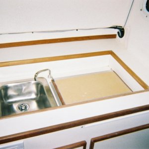 Recessed Galley Option Photo No. 1 with Cushions Removed