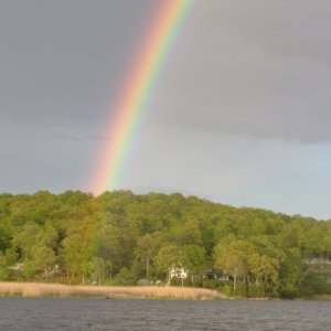 Media 'Rainbow on the River' in album 'Factory Photo No. 1 of "Happy Ours" July 2005'