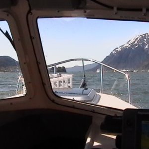 Bumpy ride back from Stephans Passage, heading back to Douglas