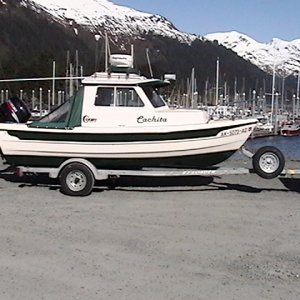 Hauling out from Douglas Harbor ramp