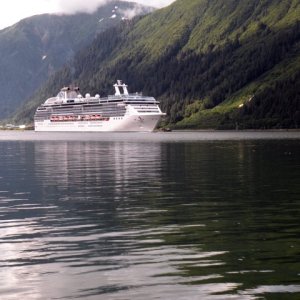 Media 'Coral Princess departing Juneau' in album 'Cachita ready to launch from Douglas Harbor'