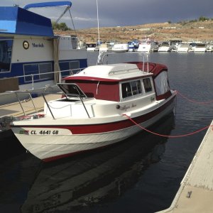 Media 'Big Slip......Little Boat, I need a Nordic Tug.' in album 'In the slip at Wahweap 2012'