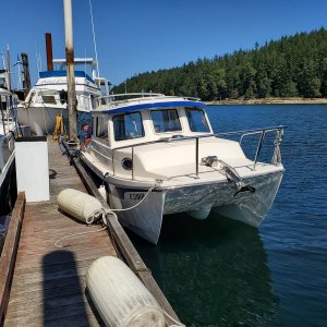 Just docked after sea trial. Decision was made!
