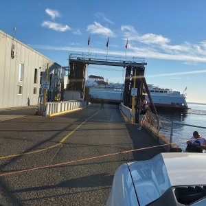 Going to Nanaimo via the Black Ball out of P.A.