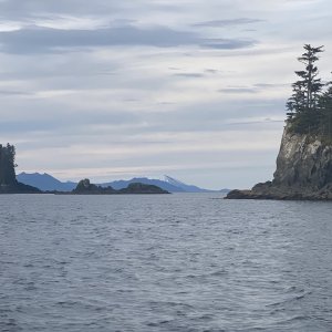 Mt Edgecombe from Piehle Passage