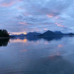 Gambier Bay anchorage